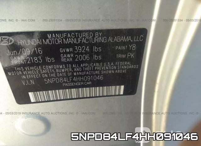 5NPD84LF4HH091046 фото 10