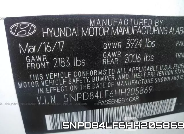5NPD84LF6HH205869 фото 10