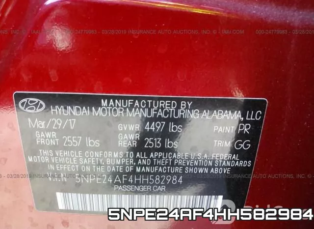 5NPE24AF4HH582984 фото 10