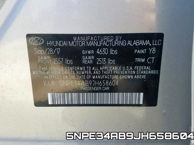 5NPE34AB9JH658604 фото 2