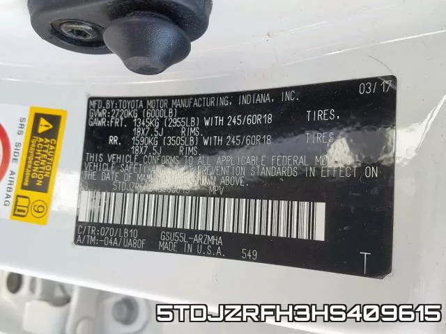 5TDJZRFH3HS409615 фото 2