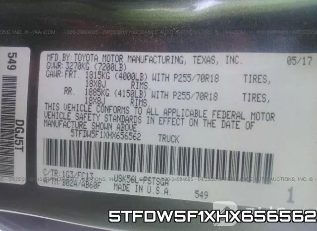 5TFDW5F1XHX656562 фото 10