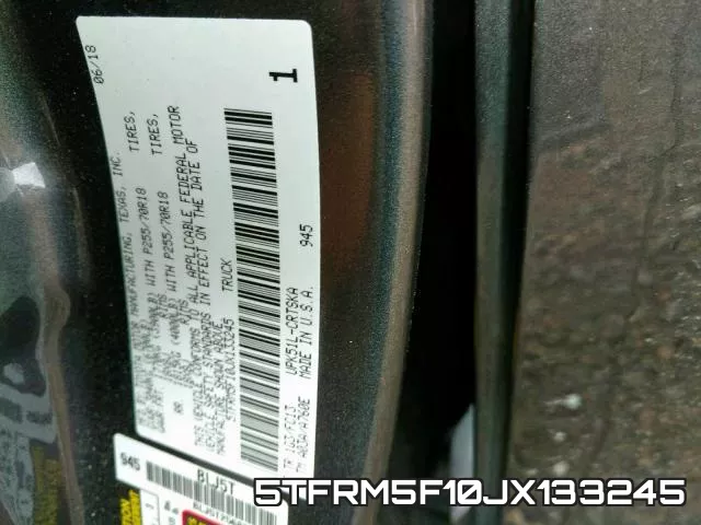 5TFRM5F10JX133245 фото 2