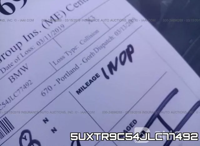 5UXTR9C54JLC77492 фото 8