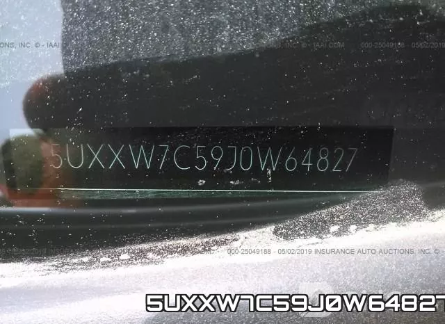 5UXXW7C59J0W64827 фото 10