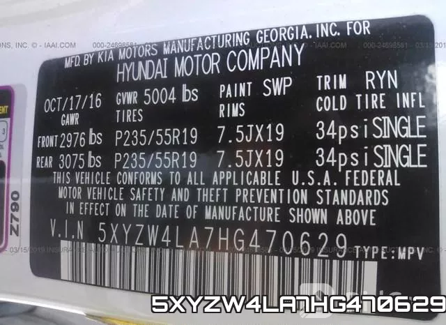 5XYZW4LA7HG470629 фото 10