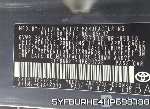 5YFBURHE4HP693738 фото 10