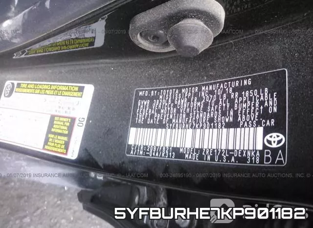 5YFBURHE7KP901182 фото 10
