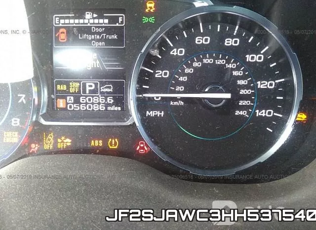 JF2SJAWC3HH537540 фото 8