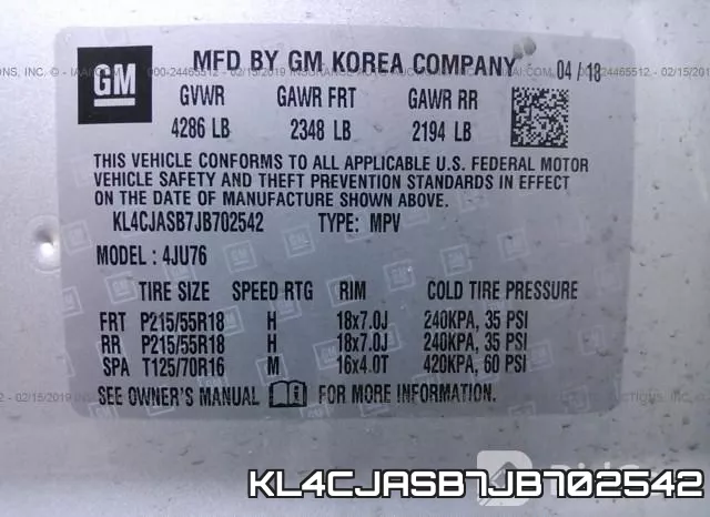 KL4CJASB7JB702542 фото 10