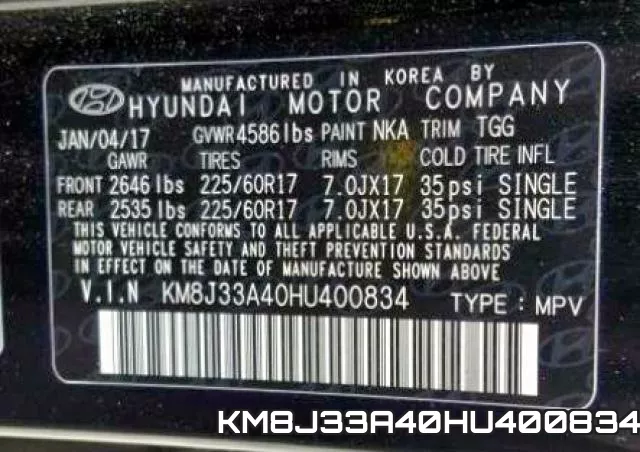 KM8J33A40HU400834 фото 2