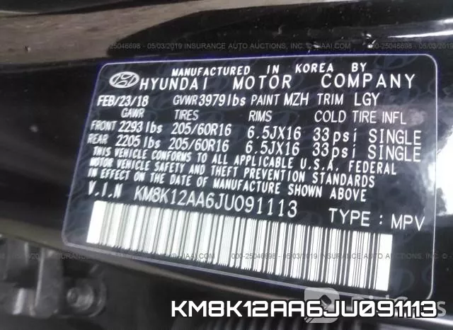 KM8K12AA6JU091113 фото 10