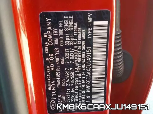 KM8K6CAAXJU149151 фото 2