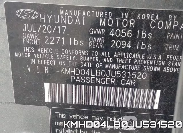 KMHD04LB0JU531520 фото 10