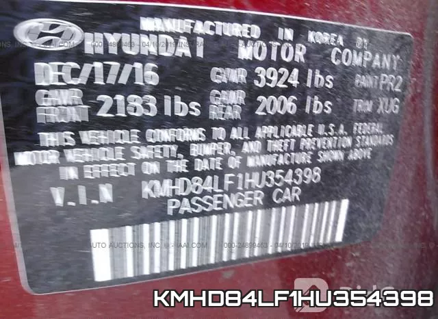 KMHD84LF1HU354398 фото 10