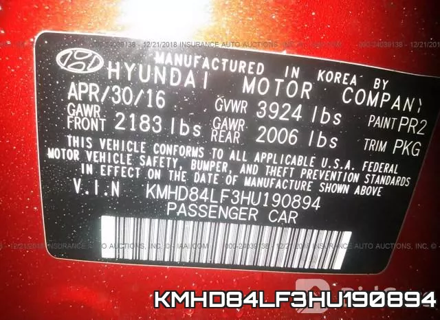 KMHD84LF3HU190894 фото 10
