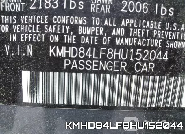 KMHD84LF8HU152044 фото 10