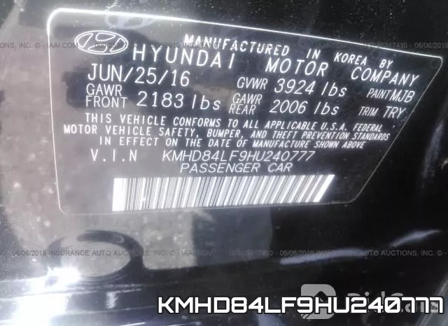 KMHD84LF9HU240777 фото 10
