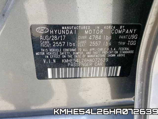 KMHE54L26HA072639 фото 2