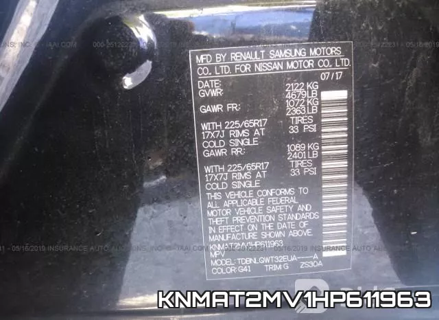 KNMAT2MV1HP611963 фото 10