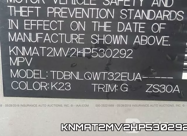KNMAT2MV2HP530292 фото 10