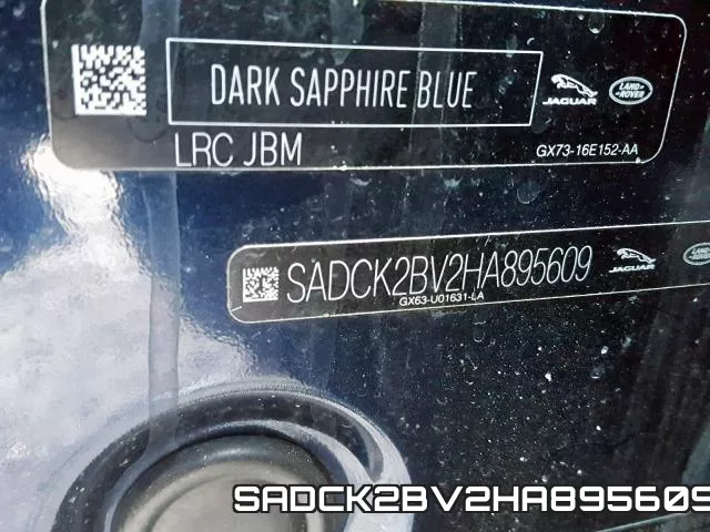 SADCK2BV2HA895609 фото 2