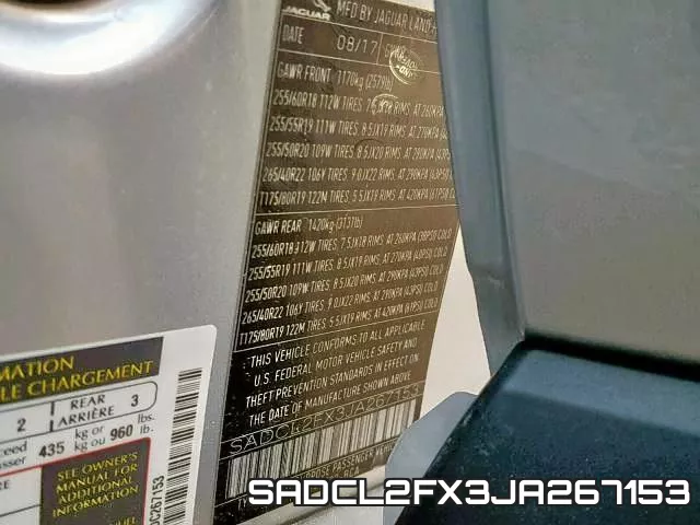 SADCL2FX3JA267153 фото 2