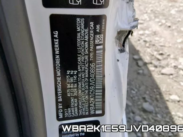 WBA2K1C59JVD40896 фото 2