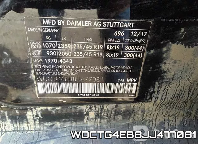 WDCTG4EB8JJ477081 фото 10