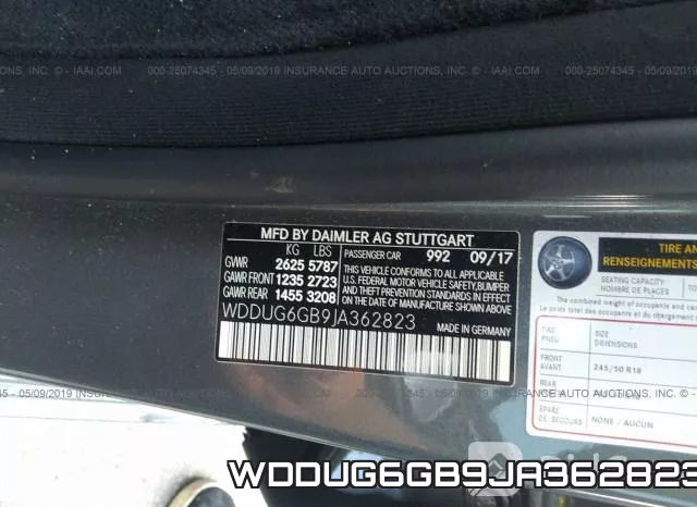 WDDUG6GB9JA362823 фото 10