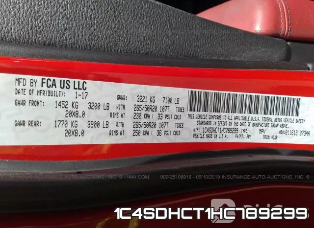 1C4SDHCT1HC789299 фото 10