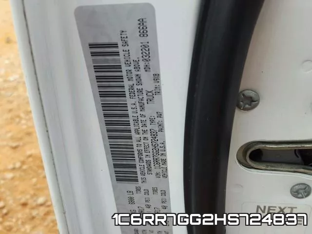 1C6RR7GG2HS724837 фото 2