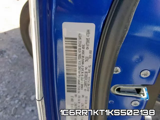 1C6RR7KT1KS502138 фото 2