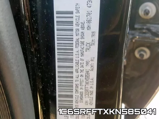 1C6SRFFTXKN585041 фото 2