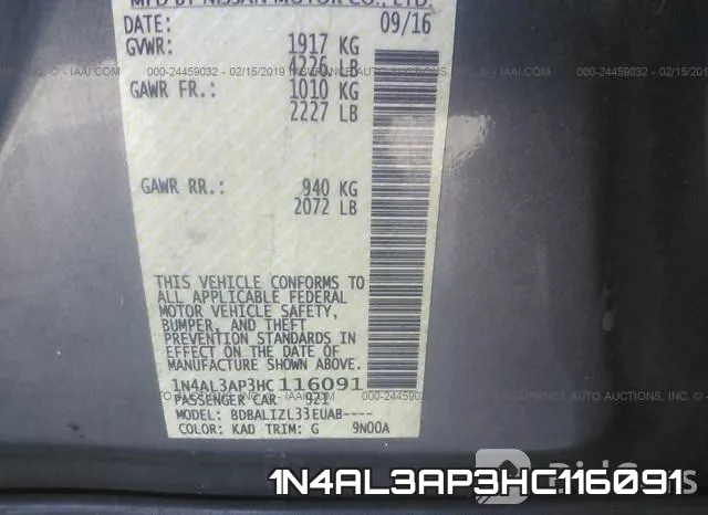 1N4AL3AP3HC116091 фото 10