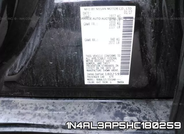 1N4AL3AP5HC180259 фото 10
