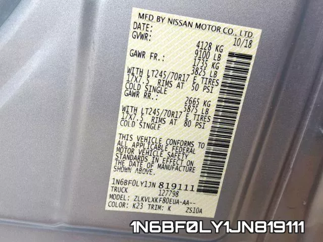 1N6BF0LY1JN819111 фото 2
