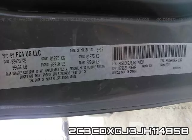 2C3CDXGJ3JH114858 фото 10