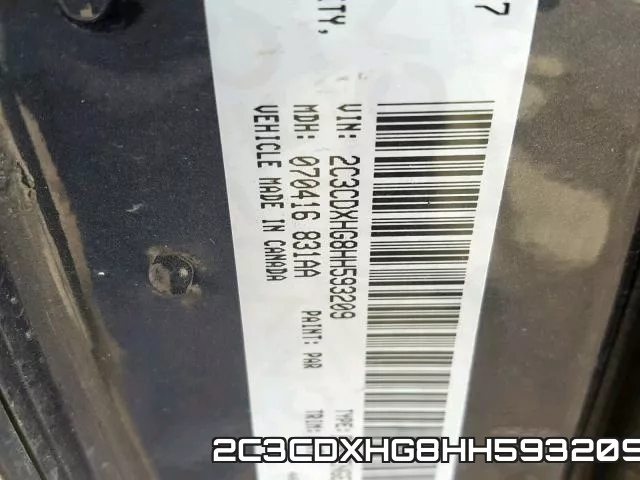 2C3CDXHG8HH593209 фото 2