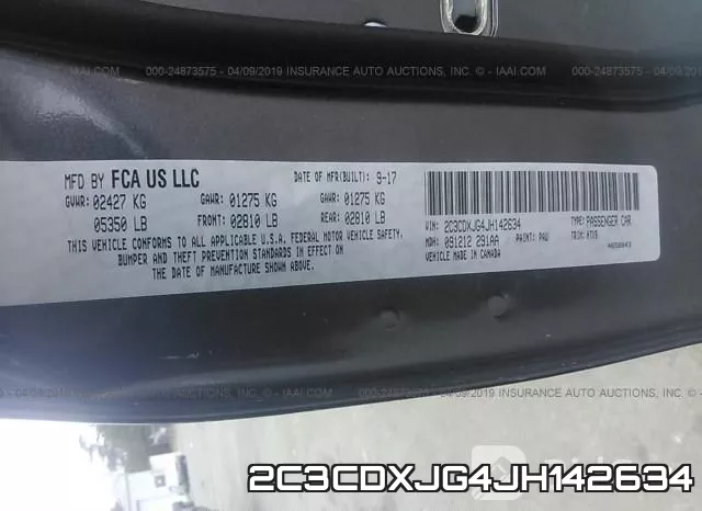 2C3CDXJG4JH142634 фото 9