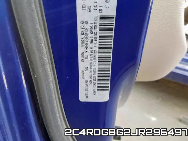 2C4RDGBG2JR296497 фото 2