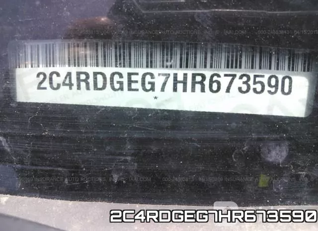 2C4RDGEG7HR673590 фото 10