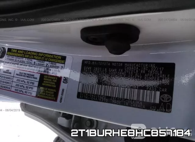 2T1BURHE8HC857184 фото 10