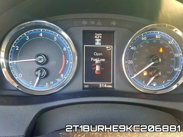 2T1BURHE9KC206881 фото 9