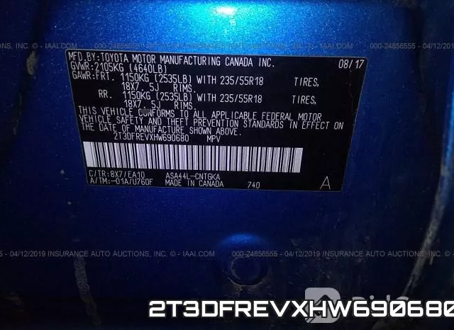 2T3DFREVXHW690680 фото 10