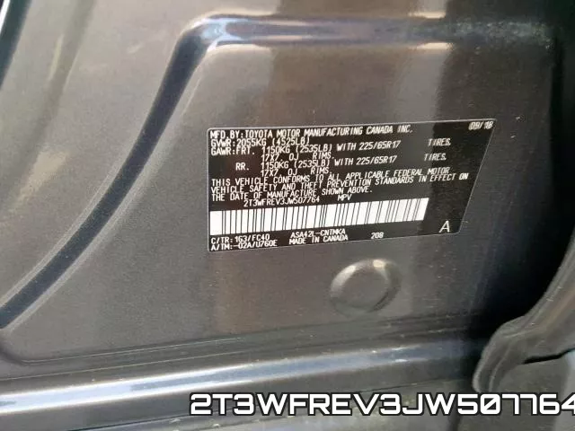 2T3WFREV3JW507764 фото 2