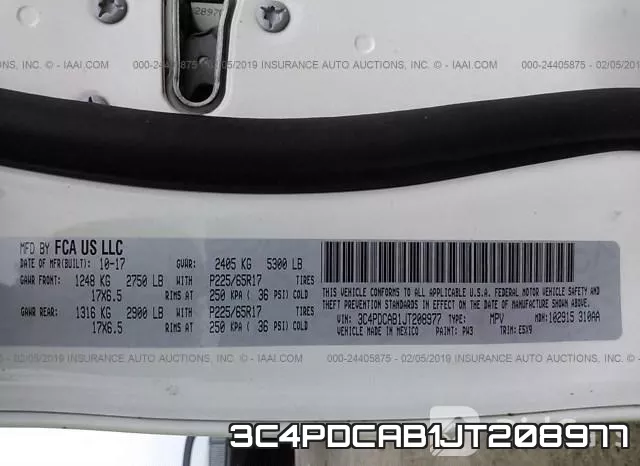 3C4PDCAB1JT208977 фото 10