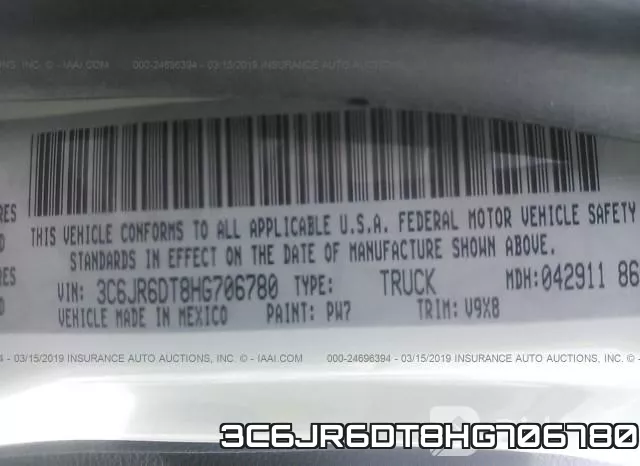3C6JR6DT8HG706780 фото 10