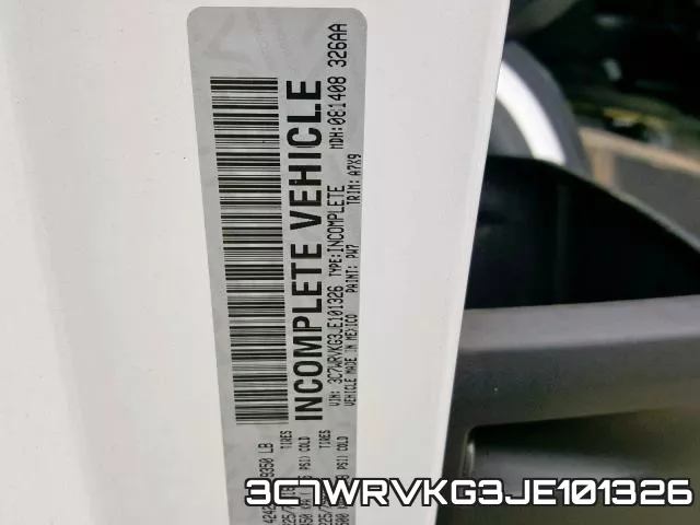 3C7WRVKG3JE101326 фото 2
