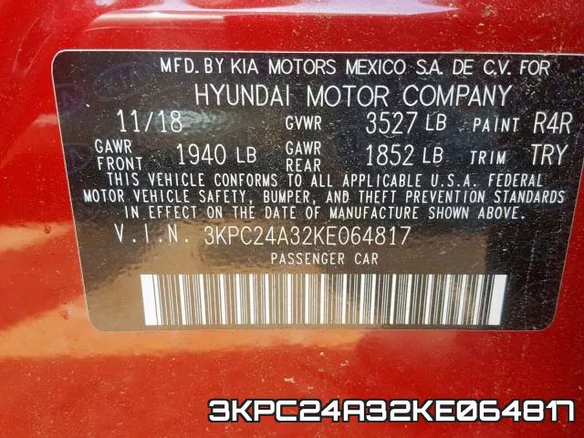 3KPC24A32KE064817 фото 2